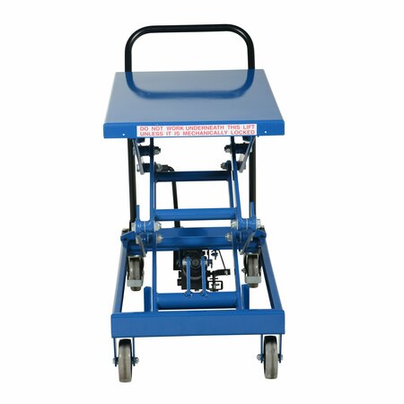 Vestil Premium Double Scissor Cart, 300 lb. Cap, 19-1/2"W, 33"L CART-300-D-FR